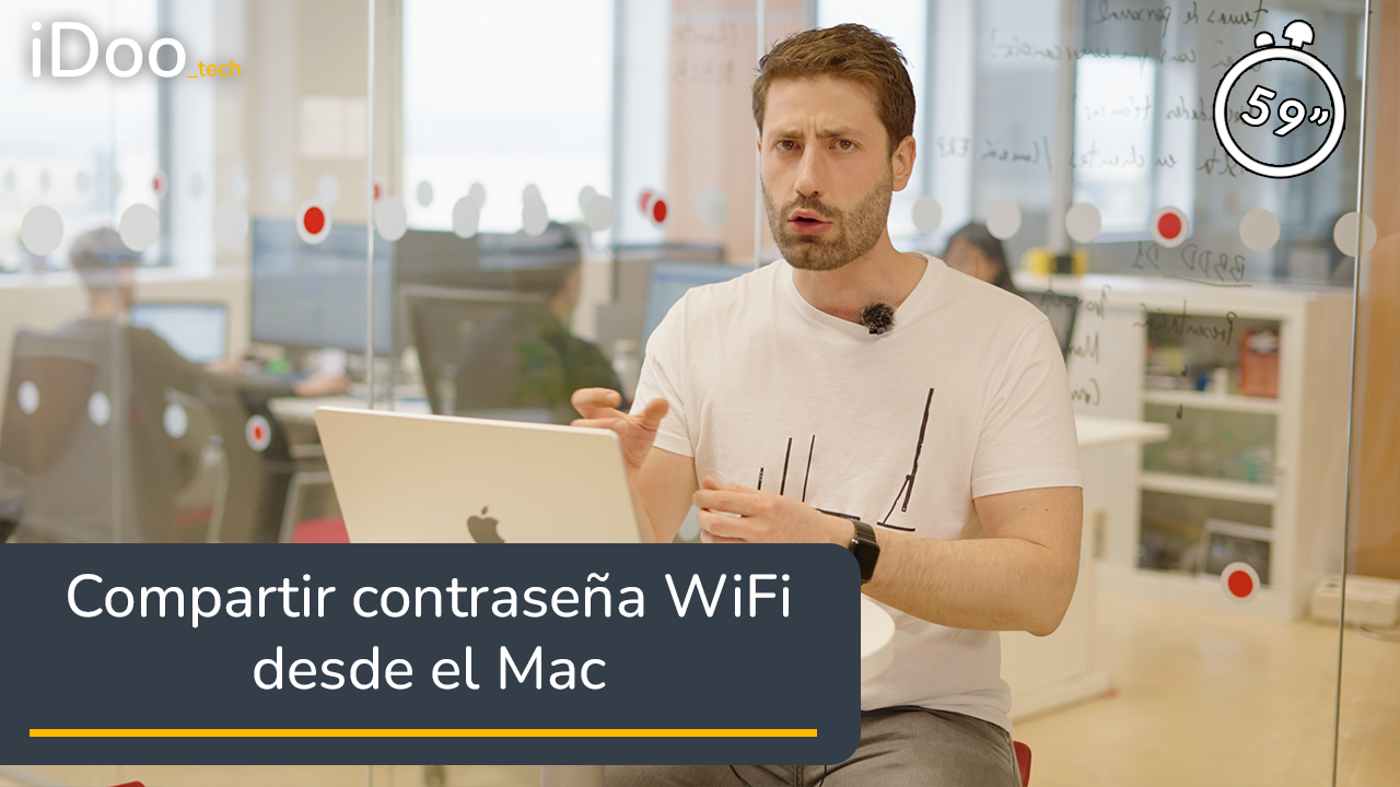 Compartir la contraseña del WiFi desde el Mac